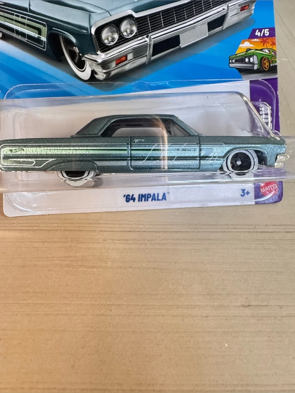 Hot Wheels Layin’ Low 1964 Chevrolet Impala #95/250 4/5 Mainline  – New 2026